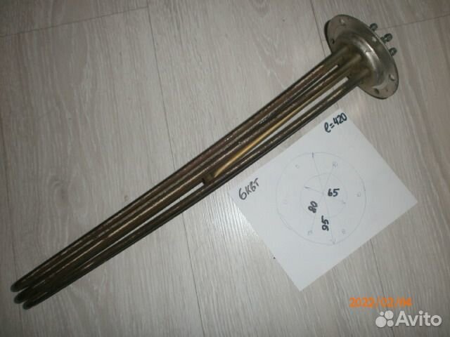 Тэны водяные из нержавейки