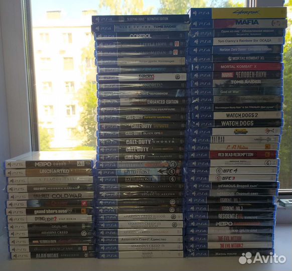 Коллекция игр PS4 и PS5
