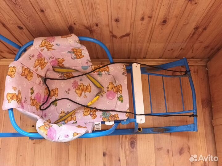 Детские зимние санки