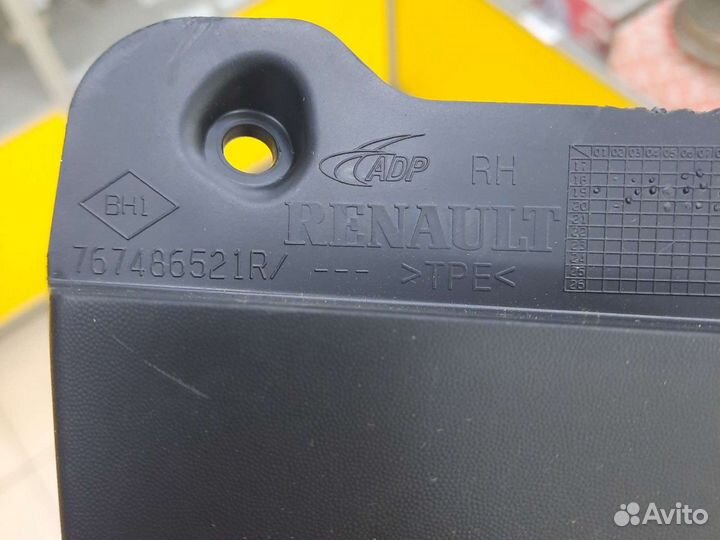 Брызговик задний правый Logan Stepway 2018 86521r