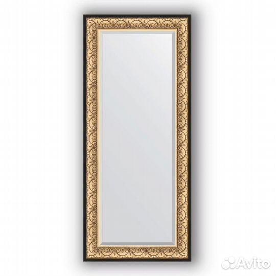 Зеркало Evoform Exclusive 160х70 Барокко золото