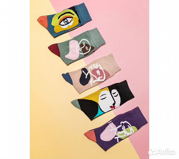 Носки Funfur Face в наборе 5 пар