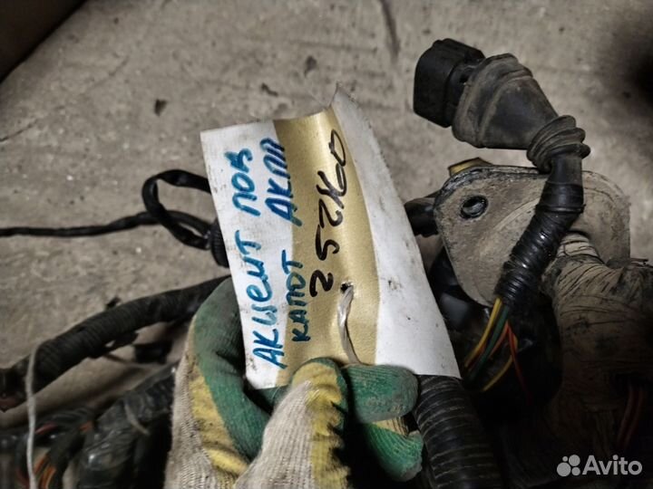 Электропроводка подкапотного hyundai accent АКПП