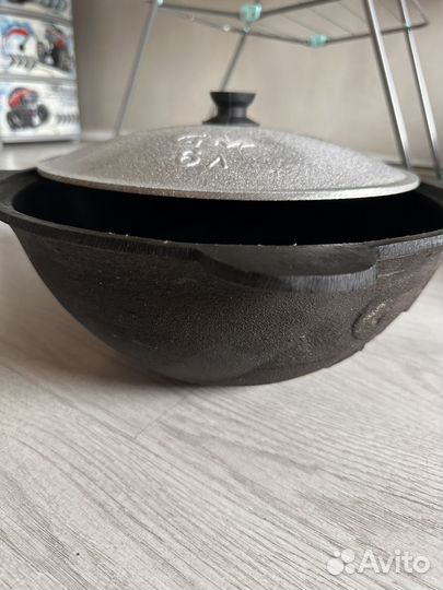 Казан чугунный 6 литров