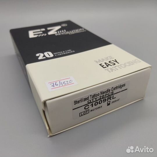 Картриджи для тату EZ Round Liner контурные иглы