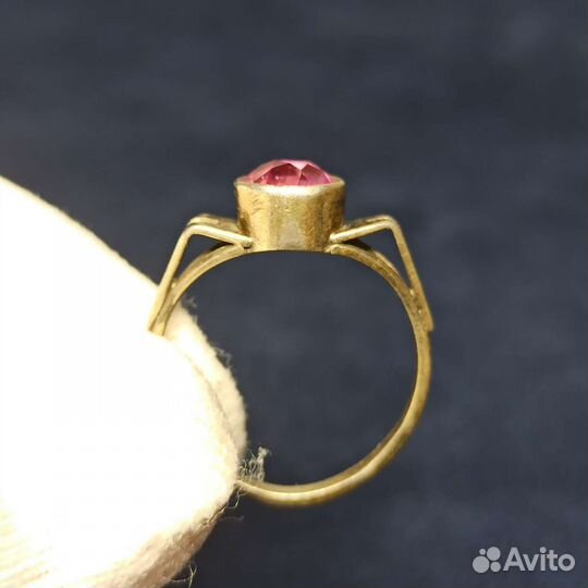 Серебряное Кольцо Аметист Серебро 875 Проба СССР