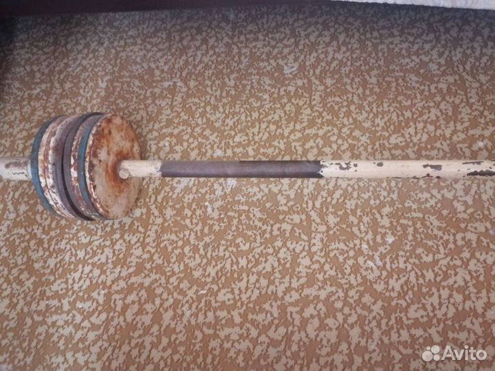 Штанга гриф блины бу