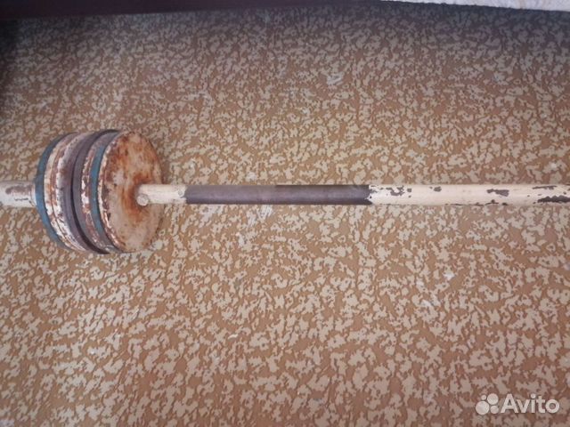 Штанга гриф блины бу