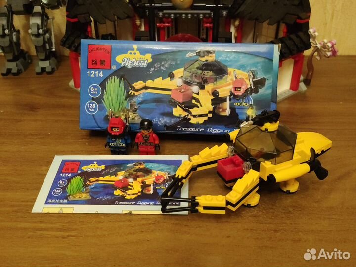 Лего аналог набор enlighten PIG boat 1214