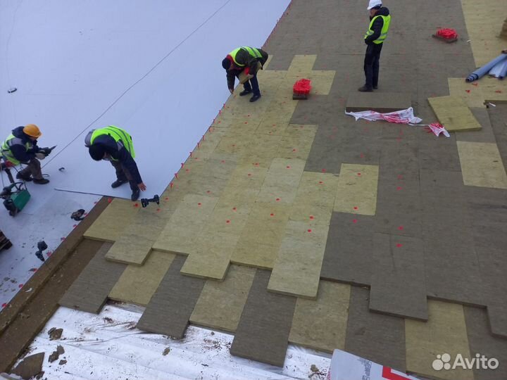 Кровельные работы пвх мембрана, и битумная