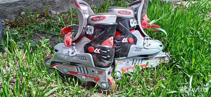 Роликовые коньки детские раздвижные