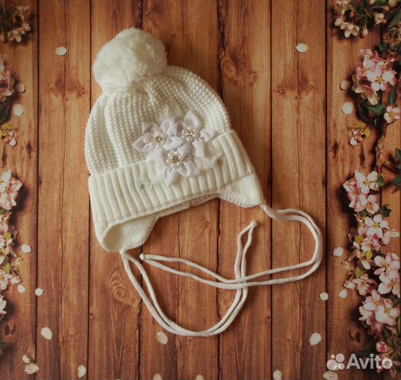 Шапки детские от 0 до 9 мес, новые