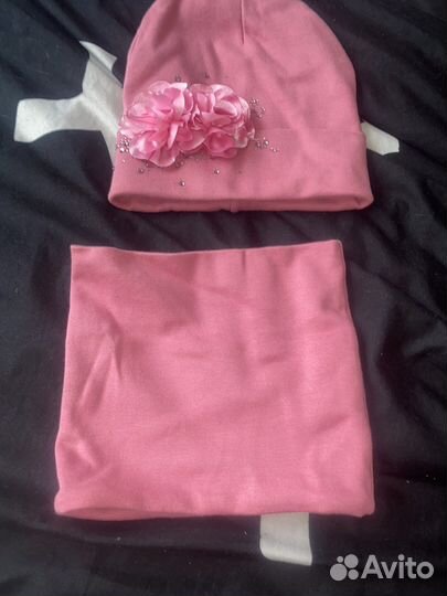 Комплект шапка, снуд