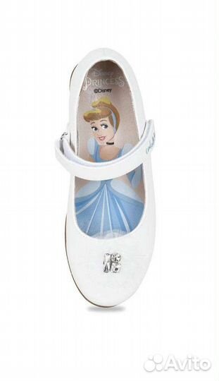 Туфли для девочки, белые Disney Princess