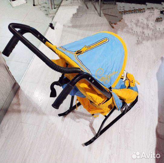 Детские санки коляска бу