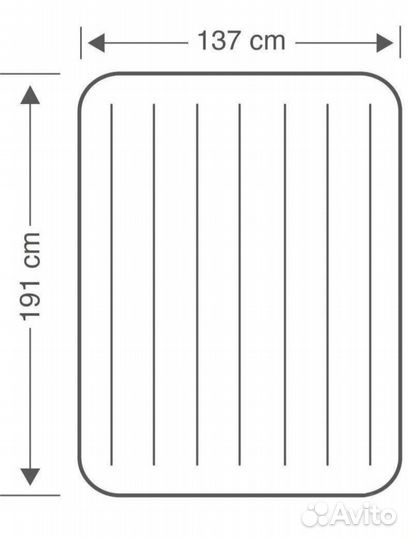 Матрас надувной новый