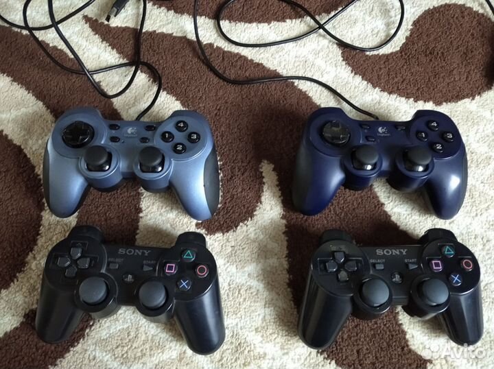 Sony PS3 + 4 джойстика и игры