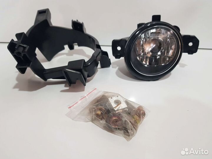 Птф с креплением и хром-решетками Nissan Navara