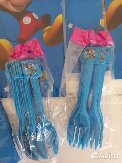 Набор одноразовой посуды Микки Маус