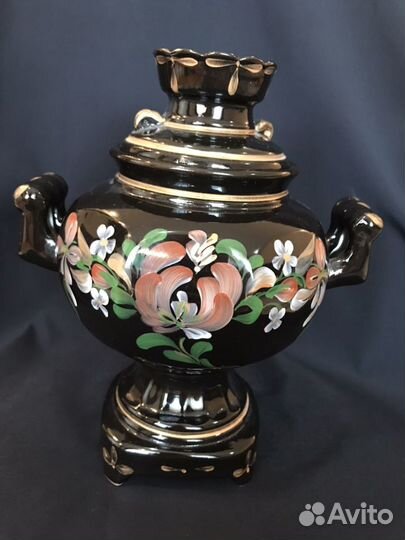 Декоративный самовар.СССР.Роспись.Фарфор