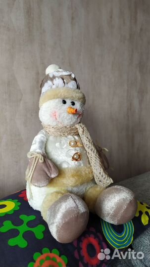 Мягкие игрушки снеговик
