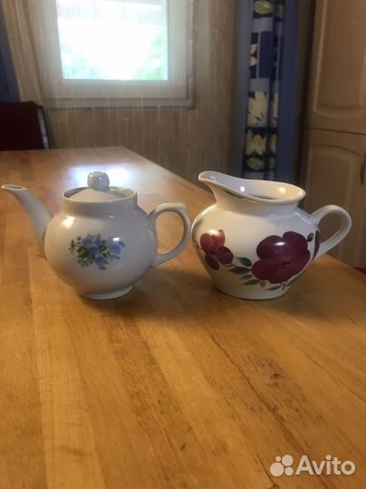 Молочник дулево, чайник заварочный Пролетарий