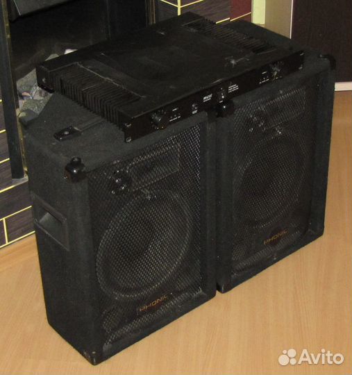 Колонки Phonic 320W 2шт Акустика 10