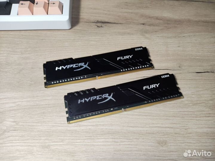 Оперативная память Kingston fury beast 8gb*2