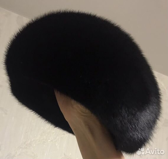 Берет из меха норки
