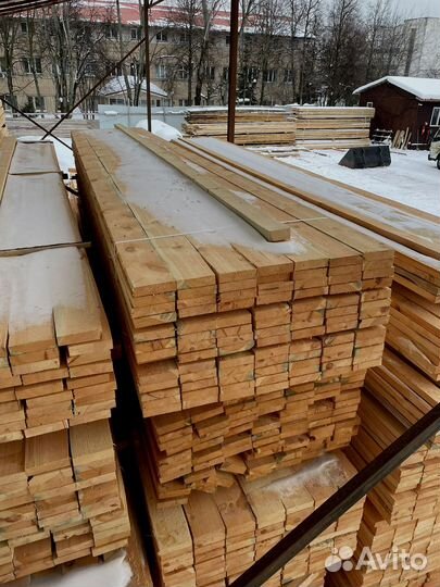 Доска обрезная 40х150х6000мм 1 сорт ГОСТ