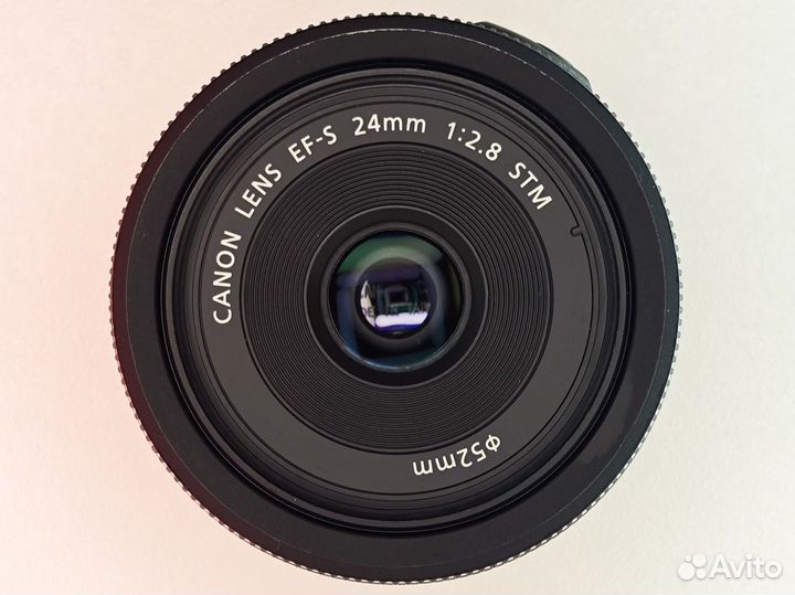 Объектив Canon 24mm f/2.8 STM + коробка