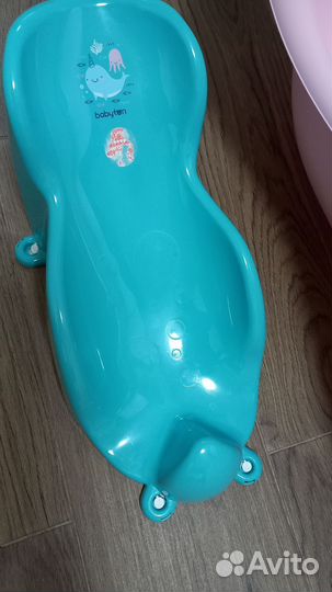 Детская ванночка для купания с горкой