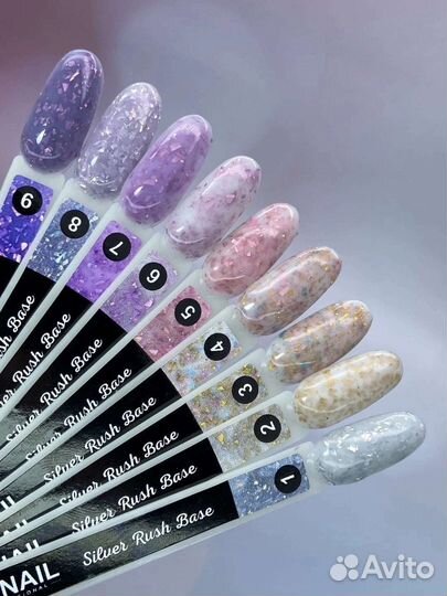 Новые базы с поталью для ногтей Xnail от магазина