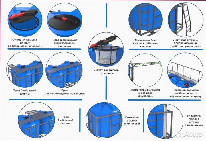 Транспортная кассета для кас и удобрений