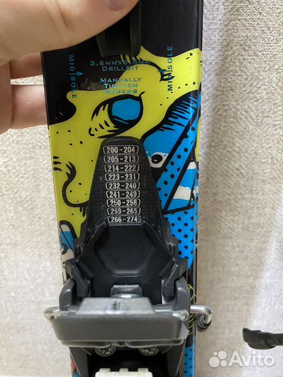 Горные детские лыжи К2 100 см