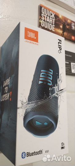 Портативная колонка JBL Flip 6 Blue