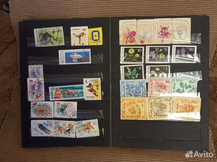 Альбом с марками 60 70 года