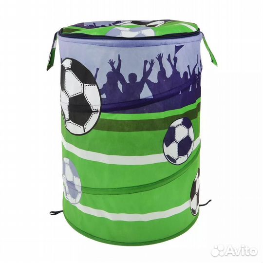 Корзина для игрушек Футбольный матч 45х56 см LKK20