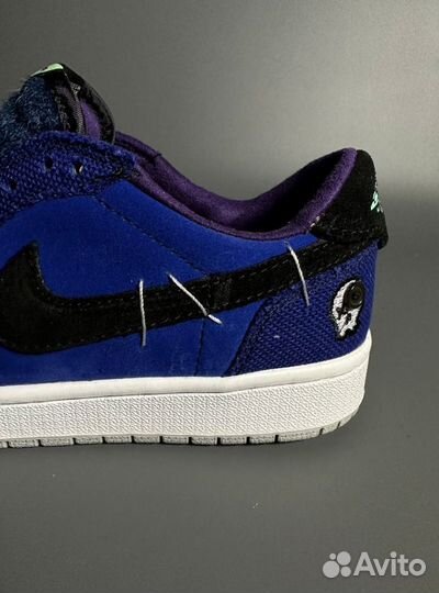 Кроссовки AIR jordan 1 LOW x Zion Williamson Ice Л