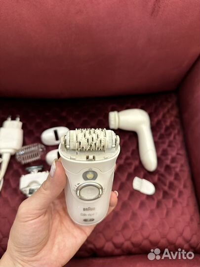 Эпилятор braun silk epil 7 + щеточка для лица