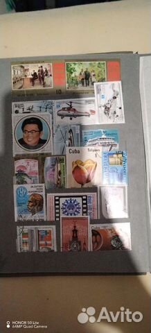 Почтовые марки СССР много