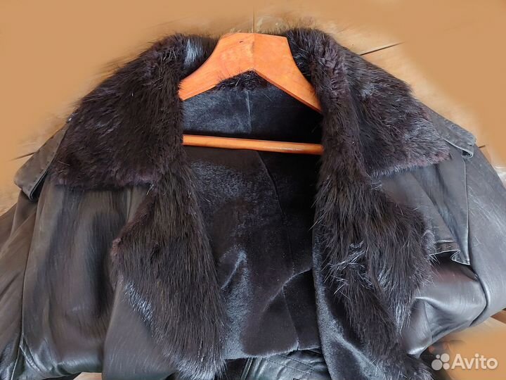 Кожаная куртка мужская