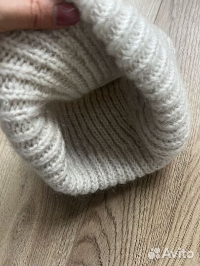 Шапка зимняя двойная мохер