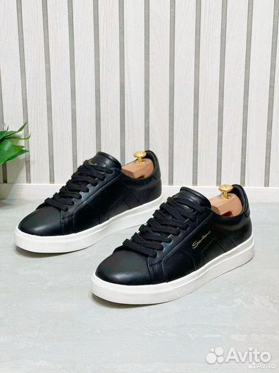 Кеды Salvatore Ferragamo натуральная кожа премиум