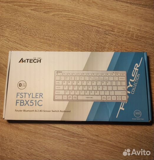 Беспроводная клавиатура A4tech fstyler fbx51c