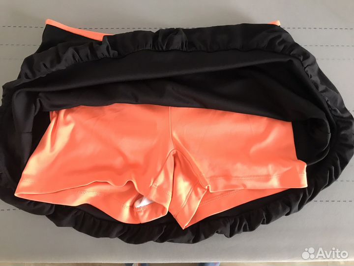 Юбка теннисная lotto с шортиками, б/у, размер xs