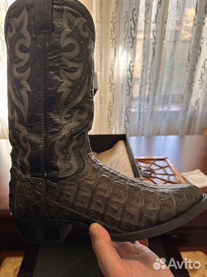 Ковбойские сопоги мужские из кракодила