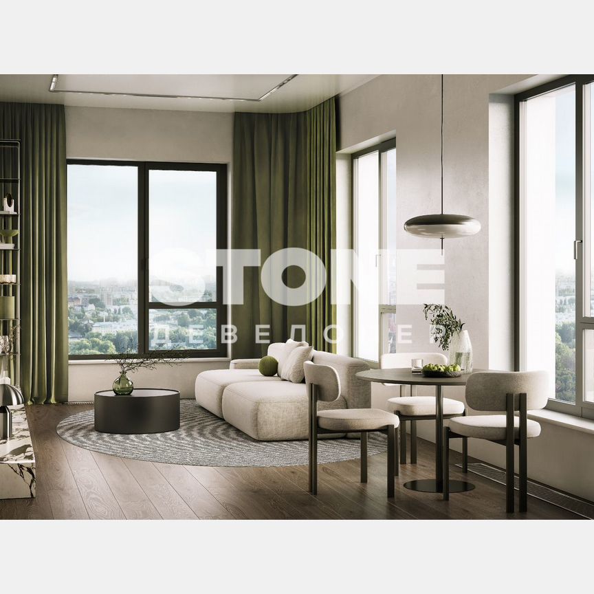 2-к. квартира, 67,5 м², 7/33 эт.