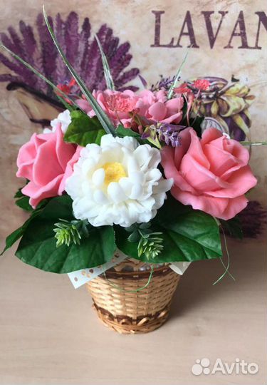 Букет из мыла