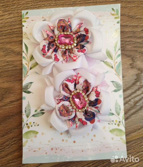 Резиночки для волос ручной работы